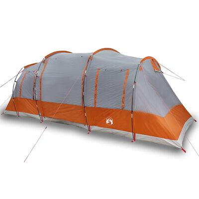 vidaXL Tente familiale tunnel 6 personnes gris imperméable