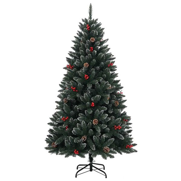 vidaXL Sapin de No&euml;l artificiel 300 LED 210 cm