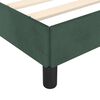 vidaXL Cadre de lit sans matelas vert fonc&eacute; 80x200 cm velours