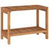 vidaXL Table d'appoint de salle de bain 60x30x45cm bois de teck solide