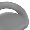 vidaXL Tabourets de bar lot de 2 gris similicuir