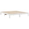 VidaXL Cadre de lit familial sans matelas blanc 270x200 cm
