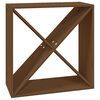 vidaXL Armoire &agrave; vin Marron miel 62x25x62 cm Bois de pin massif