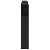 vidaXL T&ecirc;te de lit &agrave; LED noir 220x18,5x103,5 cm bois d'ing&eacute;nierie