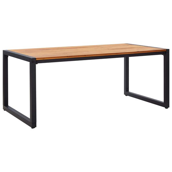 vidaXL Ensemble &agrave; manger de jardin 7 pcs Gris