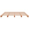 vidaXL Lit de palette sans matelas cire marron 180x200 cm pin massif