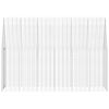 vidaXL Cage pour lapins Argent&eacute; 300 x 100 x 210 cm Acier galvanis&eacute;