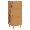 vidaXL Buffet Bois ancien 34 x 34,5 x 90 cm Bois d'ing&eacute;nierie