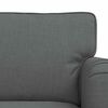 vidaXL Canap&eacute; 120cm 2 pcs Gris fonc&eacute; M&eacute;tал
