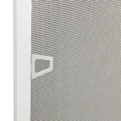 vidaXL Moustiquaire pour fenêtres Blanc 80x100 cm