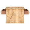 vidaXL Table basse 88x50x38 cm Bois de manguier brut