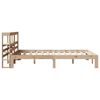 vidaXL Cadre de lit avec t&ecirc;te de lit sans matelas 140x190 cm