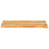vidaXL Dessus de table &agrave; bord vivant 90x40x3,8 cm bois massif manguier
