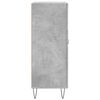 vidaXL Buffet gris b&eacute;ton 69,5x34x90 cm bois d'ing&eacute;nierie