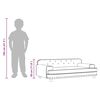 vidaXL Canap&eacute; pour enfants cr&egrave;me 90x53x30 cm similicuir