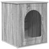 vidaXL Maison pour chat Gris Sonoma 53 x 52 x 62 cm Bois d'ing&eacute;nierie