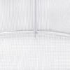 vidaXL Serre avec cadre en acier blanc 40 m&sup2; 20x2x2 m