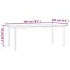 vidaXL Ensemble &agrave; manger de jardin et coussins 9 pcs beige Poly rotin