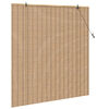 vidaXL Store enrouleur avec des rideaux Nature 150 x 160 cm Bambou
