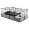 Ferplast Cage &agrave; lapin Multipla Maxi 142,5x72x50 cm Noir