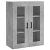 vidaXL Armoire murale gris b&eacute;ton 69,5x34x90 cm