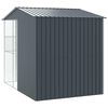 vidaXL Cage pour oiseaux Anthracite 215 x 310 x 247 cm Acier galvanis&eacute;