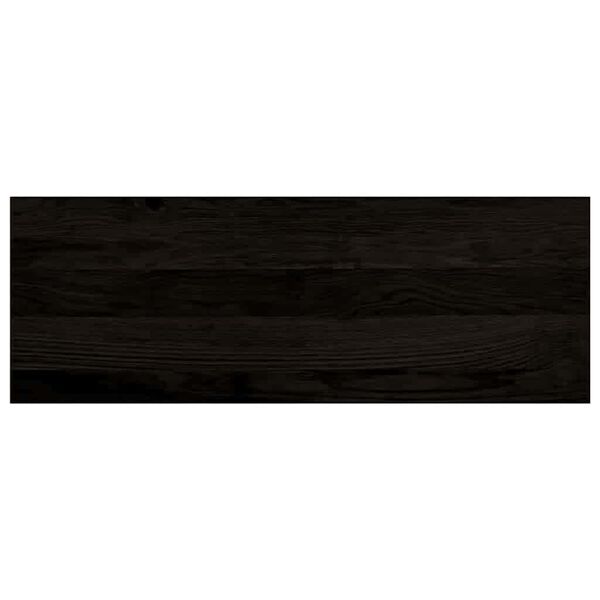 vidaXL Marches d'escalier 16 pcs marron fonc&eacute; 70x30x2 cm ch&ecirc;ne massif