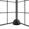 vidaXL Cage animaux de compagnie &agrave; 60 panneaux et porte Noir 35x35 cm