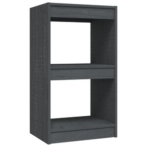 vidaXL Biblioth&egrave;que Gris 40x30x71,5 cm Bois de pin massif