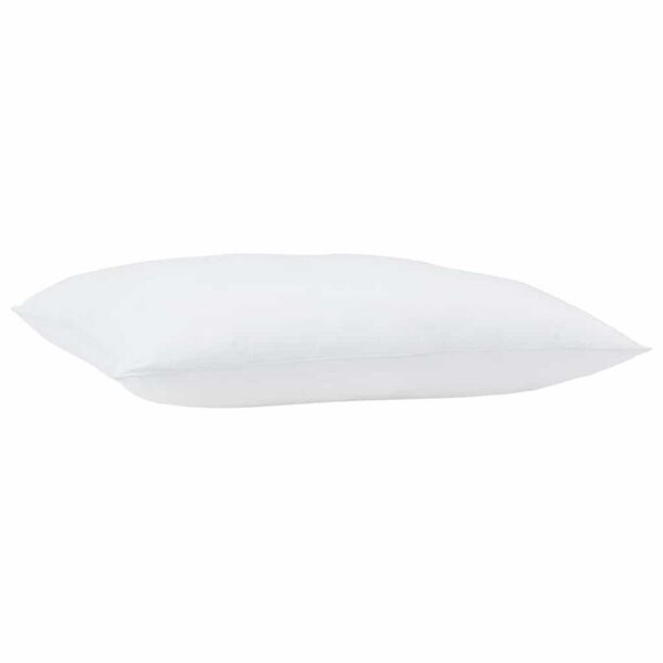 vidaXL Oreiller avec oreiller Blanc Coton et polyester