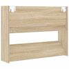 vidaXL Armoire &agrave; chaussures murale Ch&ecirc;ne Sonoma 80x18x60 cm Agglom&eacute;r&eacute;