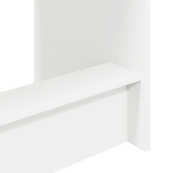 vidaXL Bureau de lit Blanc 100 x 45 x 75 cm Bois d'ing&eacute;nierie