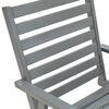 vidaXL Chaises &agrave; manger d'ext&eacute;rieur et coussins lot de 4 Acacia massif