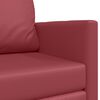 vidaXL Canap&eacute;-Lit 110cm Bordeaux Simili cuir
