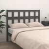vidaXL T&ecirc;te de lit Gris 155,5x4x100 cm Bois massif de pin