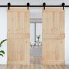 vidaXL Porte NARVIK 90x210 cm bois massif de pin