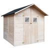 vidaXL Maison 226 x 248 x 218 cm Bois d'ing&eacute;nierie