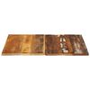 vidaXL Dessus de table carr&eacute; 70x70 cm 15-16 mm Bois de r&eacute;cup&eacute;ration