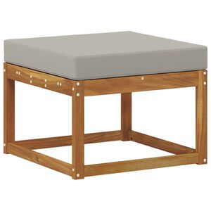 vidaXL Pouf d'Ext&eacute;rieur Bois d'Acacia Massif Naturel