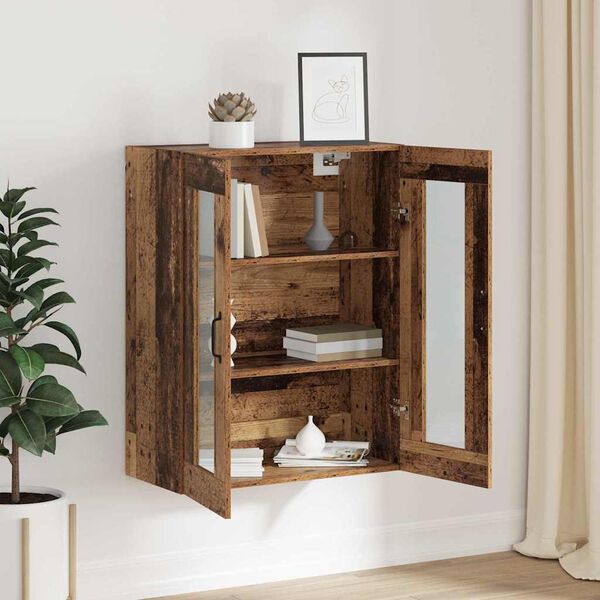 vidaXL Armoire murale suspendue Montage mural Marron 69,5 x 34 x 90 cm