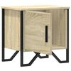 vidaXL Tables de chevet 2 pcs Ch&ecirc;ne sonoma 40 x 30 x 40 cm Agglom&eacute;r&eacute;