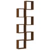 vidaXL &Eacute;tag&egrave;res murales sous forme cube 6 pcs ch&ecirc;ne marron 30x15x30cm