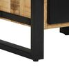 vidaXL Ensemble de mobilier de salle de bain 2 pcs Marron et Noir