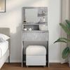 vidaXL Tables de maquillage pour chambre Gris b&eacute;ton 80 x 39,6 x 135 cm