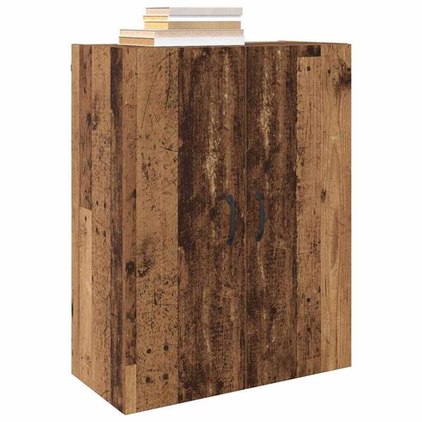 vidaXL Armoire Murale 2 pcs Bois ancien 69,5 x 34 x 90 cm