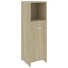 vidaXL Armoire de salle de bain Ch&ecirc;ne sonoma Bois d'ing&eacute;nierie