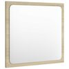 vidaXL Ensemble de meubles de bain 2 pcs Blanc/ch&ecirc;ne sonoma Agglom&eacute;r&eacute;