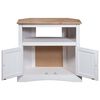 vidaXL Table console Gamme Corona Pin mexicain Blanc 80x43x78 cm