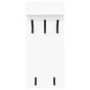 vidaXL Porte-manteau mural Blanc 40 x 10 x 90 cm Bois d'ingénierie