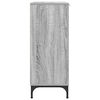 vidaXL Buffet Gris Sonoma 69,5 x 33 x 82 cm Bois d'ing&eacute;nierie
